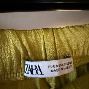 Zara Metallic Gold Skirt